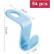 thumbnail image 2 of (Azul) 64 piezas Ganchos para colgar Ganchos de conexión para perchas Conector de gancho para colgar Mini perchas en cascada Ahorro de espacio en armarios, 2 of 5