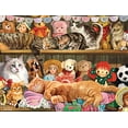 thumbnail image 4 of Buffalo Games 750-Piece Cats Cabinet Cats Interlocking Jigsaw Puzzle, 4 of 5