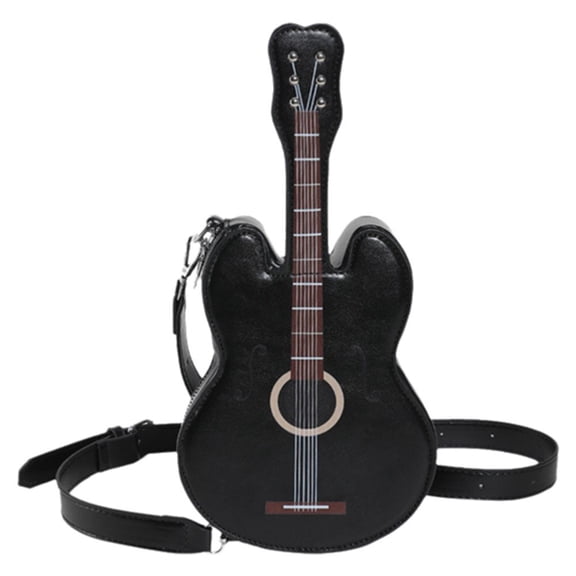 Jiibva Women Violin Shape Crossbody Bag PU Leather Shoulder Bag Casual Messenger Bag Fashion Handbag