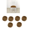 thumbnail image 1 of De 6 Piezas De Tapa forma forma forma Para Taburetes Con Reposapiés Elástico Protectoras Para La Decoración Del Comedor, Fáciles De Yotijar Comedor Silla Schoulcover, 1 of 7