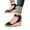 Black, variant on Oyedens Platform Espadrilles Sandals for Women 2024 Fashion Casual High Heels Wedge Sandals