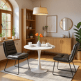 thumbnail image 2 of Homy Casa Set of 4 Upholstered Dining Chairs with Curved Backrest and Sturdy Rust Resistant Legs, 2 of 7