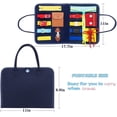 thumbnail image 2 of Busy board for toddlers, preschool to develop basic skills, 14 in 1 educational, 2 of 5