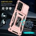 thumbnail image 5 of ELEHOLD Heavy Duty Rugged Case for Samsung Galaxy A53 5G Full Body Protection with Camera Lens Cover Magnetic Metal Ring Holder Kickstand Anti-Scratch Shockproof Case,Rosegold, 5 of 7