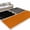 Orange, variant on Area Rugs 2.7'x5', Orange Black Carpet Runner Indoor Outdoor Rugs Home Decor Aesthetic, Farmhouse Striped Modern Abstract Art Non Slip Mats Washable Accent Rug for Living Room Bedroom
