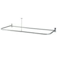 thumbnail image 2 of Clawfoot Tub D Rod Shower Enclosure Ring - 48 X 54 Inch - Chrome, 2 of 2