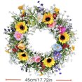 thumbnail image 3 of Guirnaldas Simulación Girasol Corona Puerta Corona Puerta Cesta Decoración Decorativa Colgantes para decorar, 3 of 6