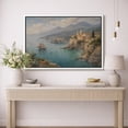 thumbnail image 2 of Framed Canvas Wall Art Vintage European Landscape Print for Living Room Decoration - 16"x24" WHITE, 2 of 8