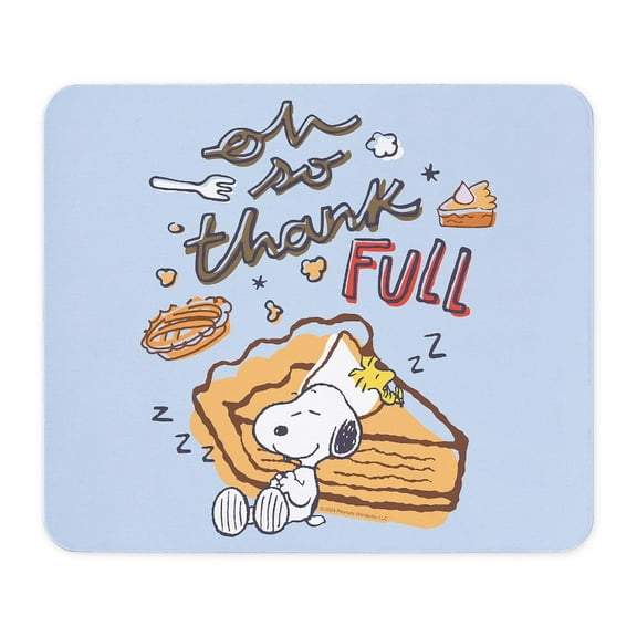 CafePress - Snoopy So Thank Full - Non-slip Rubber Mousepad, Gaming Mouse Pad