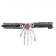 thumbnail image 5 of Collar de calavera de Halloween con esqueleto de mano, hueso, dientes afilados, gargantilla fresca, cadena de mano, colgante de garra fantasma, pulsera, joyería para hombres y muje, 5 of 5