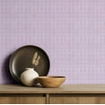 thumbnail image 3 of S4Sassy Self Adhesive Wallpaper, Mosaic Tile Print Wallpaper, Purple Removable Diy Vinyl Tile Pattern Wall Covering, Plain Peel And Stick Contact Paper For Entryway, Kitchen Backsplash(25"X60"), 3 of 9