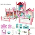 thumbnail image 3 of Ensemble de Jeu de Maison de Poupée Éclairé Grand : Jouet de Construction de Maison de Poupée Drôle Kit de Maison de Rêve, 3 of 9