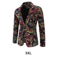 thumbnail image 4 of Minnieouse Traje Clásico Para Hombres Cómodo Y Elegante Para Usar Chaqueta De Traje Para Hombres Traje De Abrigo Para Hombres Trajes Para Prendas para la parte del cuerpo X07 3XL, 4 of 6