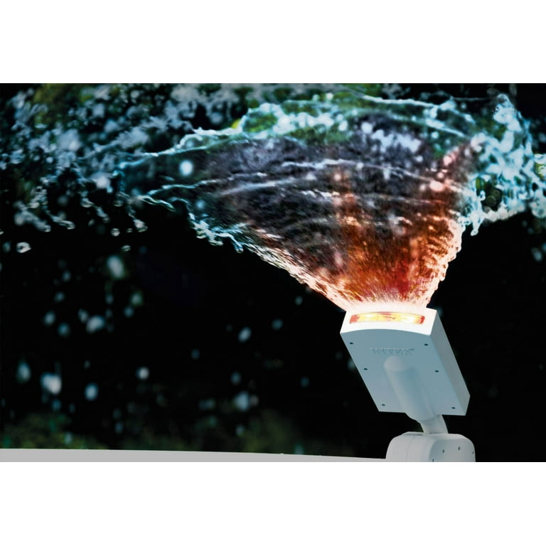 Intex Multi-Color LED Pool Fountain for Above Ground Pools, Fits Metal Frame and Ultra Frame Pools - Walmart.com