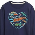thumbnail image 3 of Hot Wheels - Surfing Mix In A Heart - Toddler & Youth Long Sleeve Graphic T-Shirt, 3 of 5
