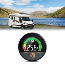 YaSaLy Battery Capacity 12V 24V 36V 48V 60V Voltage Meter for Golf Cart Car Motorcycle