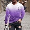 thumbnail image 2 of Fjofpr Men'S T-Shirts Long Sleeve Mens Shirts Men Casual Fashion Printing Round Neck Pullover T-Shirt Short Sleeve Tops, 2 of 5
