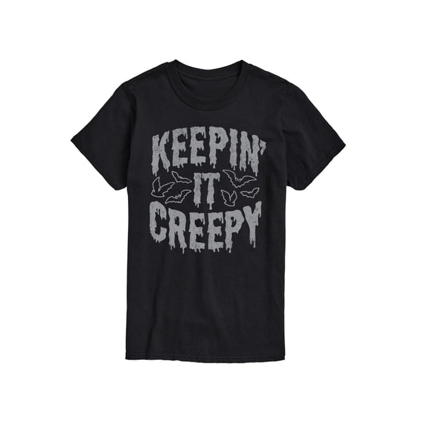 Camiseta de Halloween - Mensaje instantáneo - Mantenlo espeluznante - Camiseta gráfica de manga corta para hombre