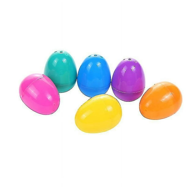 50 huevos de Pascua de plástico, huevos de Pascua vacíos, envoltura de regalos, cáscaras de huevo, Color aleatorio, suzuka Hy