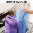 thumbnail image 5 of Purple Blue Tie Dye Pattern Bathroom Rugs Mat,Non Slip Microfiber Bathroom Rug,Rubber Backing,Soft Bathroom Mats for Bathroom Floor,Tub and Shower,17x30in(43x75cm), 5 of 5