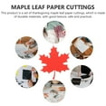 thumbnail image 3 of SHOWERORO 20Pcs Autumn Paper Cutout Red Glitter Paper for School Activities Thanksgiving Celebration, 3 of 4