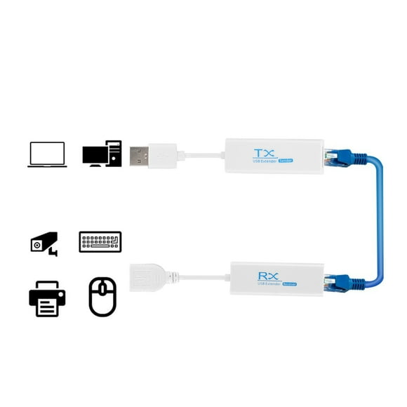 Extension USB 2.0 200M Extender RJ45 Ethernet Extension Cable Cable Adapter