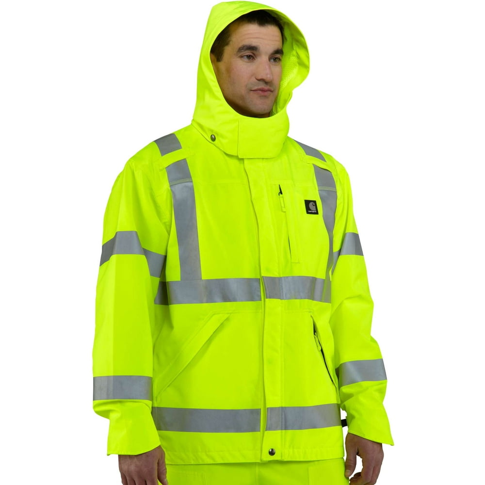 Carhartt Men's HighVisibility Class 3 Waterproof Jacket
