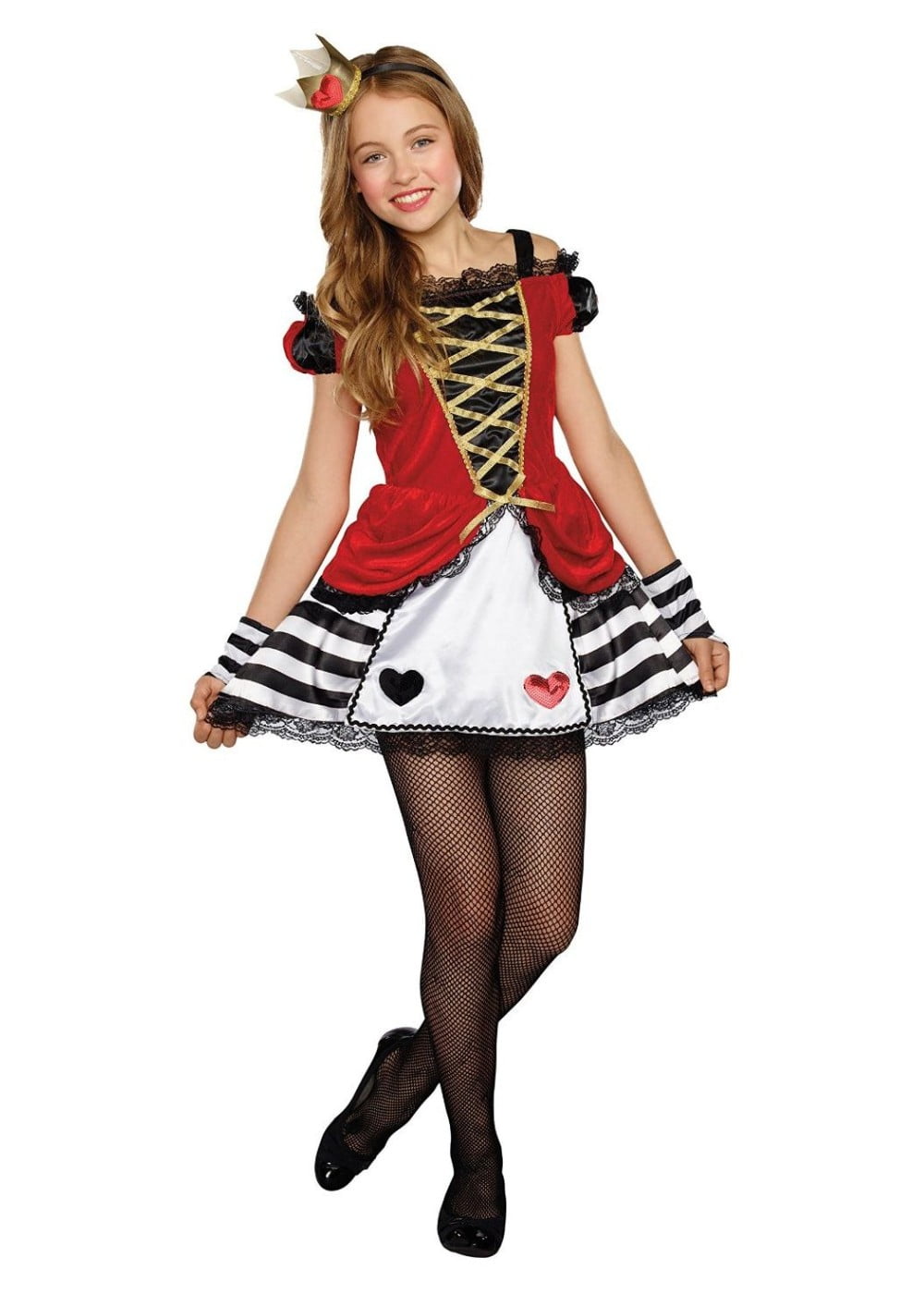 Queen of Heart Girls Tween Costume - Walmart.com