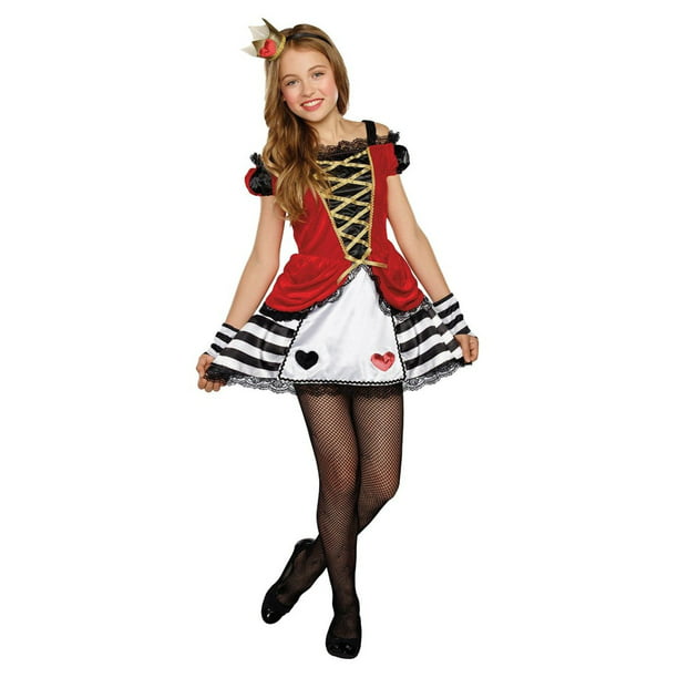 Queen of Heart Girls Tween Costume - Walmart.com - Walmart.com