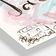 thumbnail image 1 of DesignArt Illustration with Paris Eiffel Tower Large Wall Clock, 1 of 3