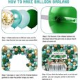 thumbnail image 4 of Wild One Safari Jungle Balloon Garland Arch Kit, Metallic Gold Confetti Green Balloons Tropical Palm Leaves for Jungle Safari Baby Shower Wild One Bir, 4 of 4