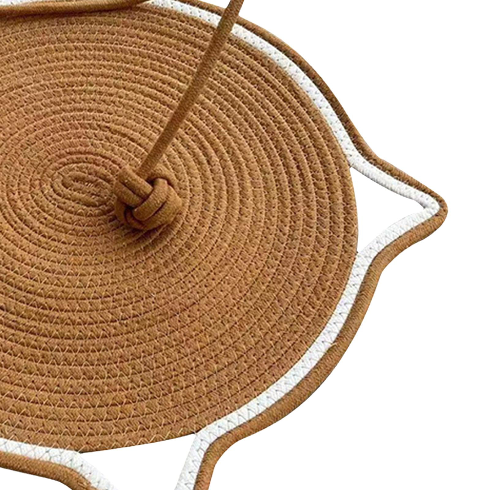 Bvdfgk Cat Scratch Mat Cat Scratch Pad Wear Resistant Furniture Protector Cat Toys Nest Dark Brown