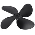 thumbnail image 2 of Ventilador de chimenea de 4 aspas, aspas de ventilador de estufa, repuestos, accesorios para estufas domésticas, color negro, 2 of 14