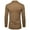 Khaki, variant on IROINNID Men's Long Sleeve Blazer Turndown Lapel Mid-Length Jacket Solid Color Loose No Pockets Cardigan Turndown Shawl Loose Slim Fit Jacket