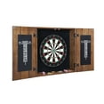 thumbnail image 3 of Drifter Solid Wood Dartboard & Cabinet Set - Rustic Oak, 3 of 5