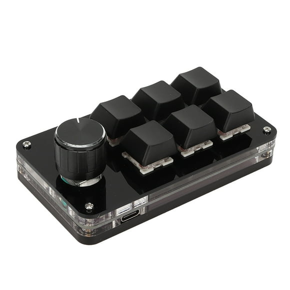Mini Keyboard, Plug and Play Portable Full Key Custom 6 Keys Keyboard for Office
