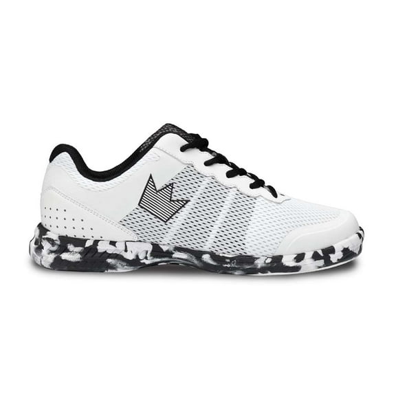 Brunswick Mens Fuze Chaos Bowling Shoes- White/Black 11 M US