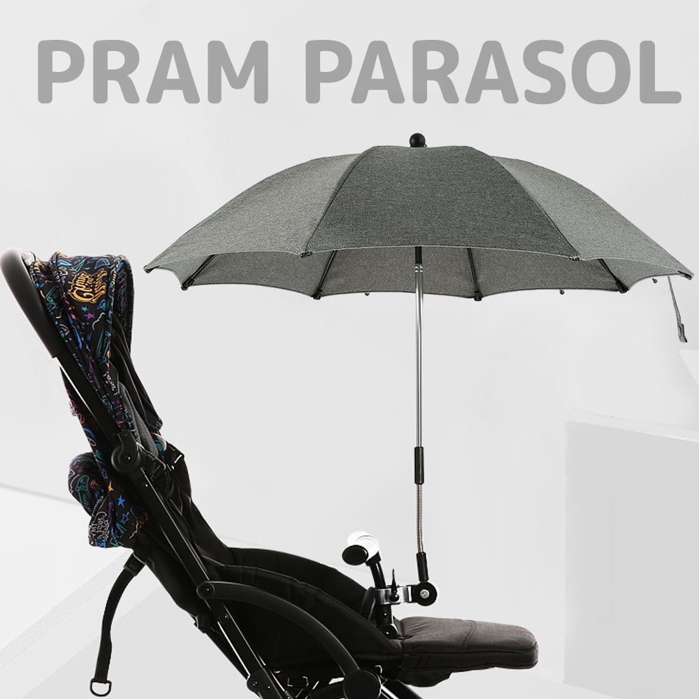 Universal Adjustable Baby Pram Umbrella Sun Shade Parasol Canopy Buggy Stroller 