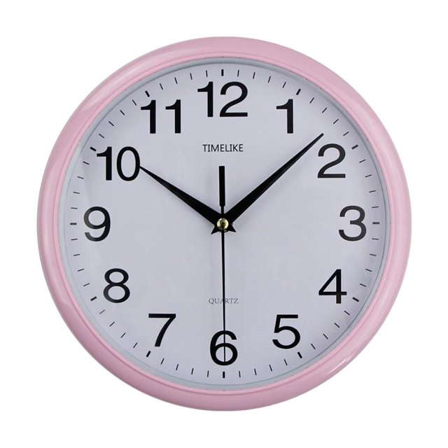 Billuyoard Reloj de pared moderno relojes silenciosos sin tictac hogar sala de estar oficina Decoración del hogar Rosa