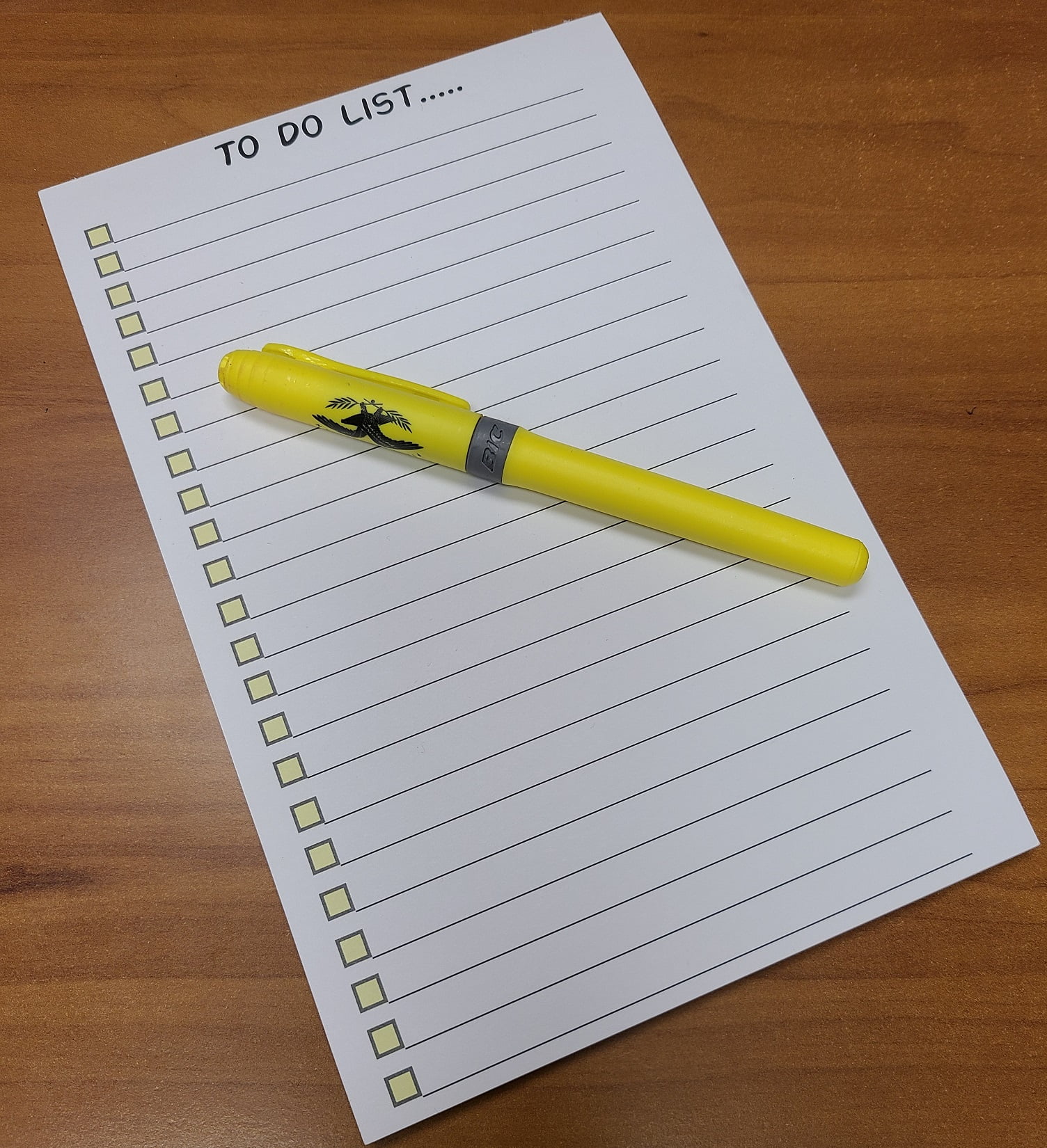 Magnolia Registers To Do List Notepad - 50 Sheets (5.5 x 8.5) to-Dos Tear Off Notepad, Planning Memo Pad, Planner Checklist Organizer - Made in the USA
