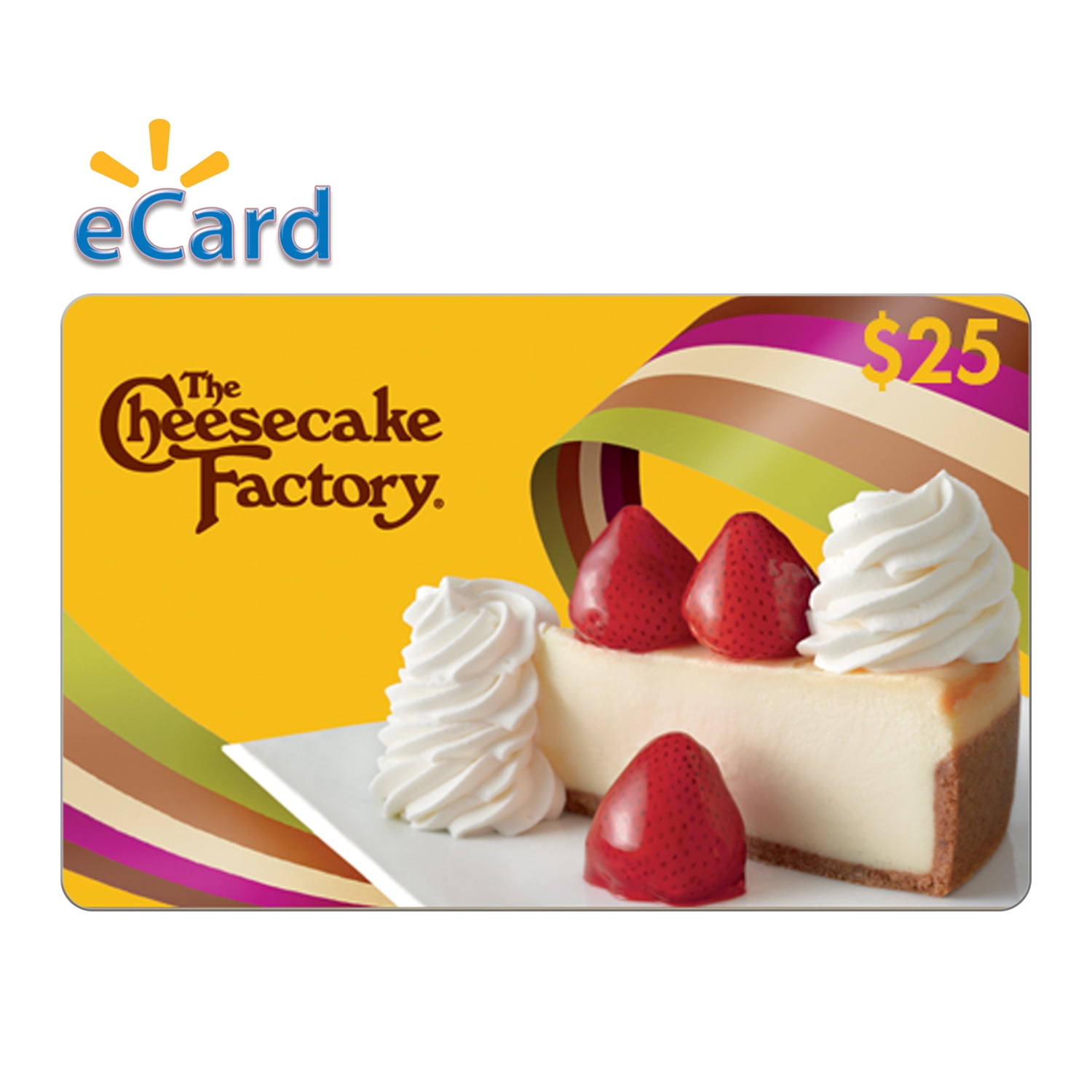 Buy The Cheesecake Factory 25 eGift Card at Ubuy Hungary