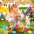 thumbnail image 4 of Huevos de Pascua Aviski de plástico, 144 unidades, con bolsas no tejidas para niños, 4 of 7