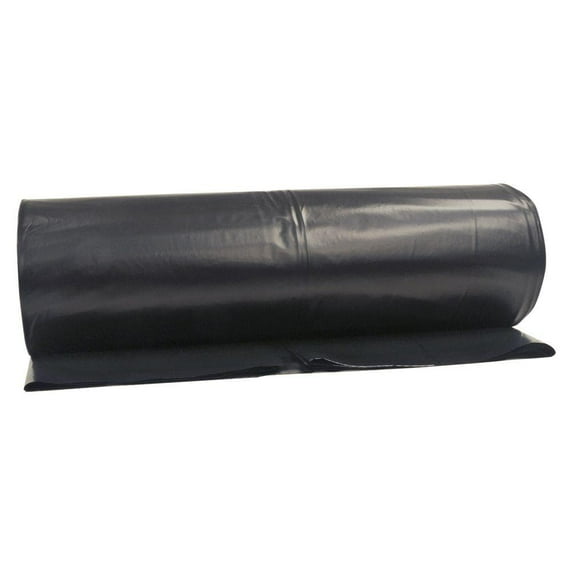 Husky CF0420B 20' X 100' 4 ML Tyco Polyethylene Black Plastic Sheeting
