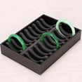 thumbnail image 2 of Novedad de 20 ranuras, s de espuma EVA, brazalete, , bandeja de exhibición, almacenamiento Negro Zulema Bandeja de brazalete, 2 of 8