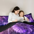 thumbnail image 5 of Castle Fairy Magical Dragon Queen Comforter Set,Boho Dreamcatcher Bedding Comforter Set, 5 of 8