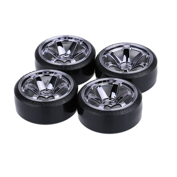 Shinysix RC Car Tires,4Pcs/Set 1/10 Drift Car Tires Tyre Tires Tyre On-Road Drift Car Tires Tyre On-Road Car Drift Car Car 1/10 Drift Car