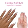 thumbnail image 3 of Flossy Nail Soft Gel Nail Tip Box 600pcs Almond Shape Medium Length Full Cover 12 sizes Pre-shaped Soak Off Nail Extensions DIY SF1, 3 of 3