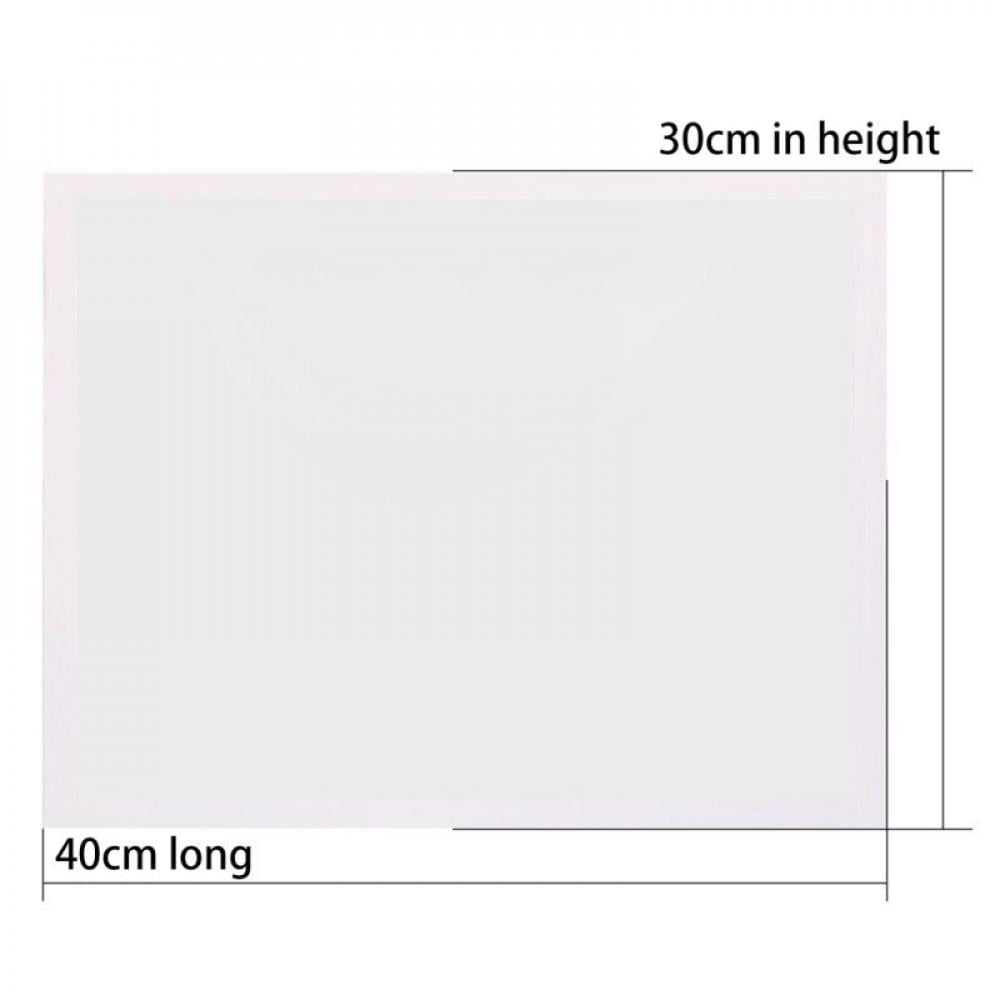 Acid Free Canvas Plain White Blank Artists Canvas 40cm x 30cm Ideal for Professional and Seasonal Art Primed Pack of 6 