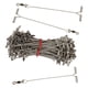 thumbnail image 5 of 100 Uds aparejos de pesca shamjiam conector de aparejos Señuelos cable de línea 8 cm 94x16 cm Diapositivas de plomo, 5 of 9