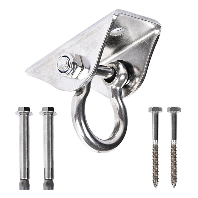 Crochets Pivotants en Acier Inoxydable Kit de Suspension pour Chaise Robuste pour Installation Sécurisée de Balançoire Extérieure